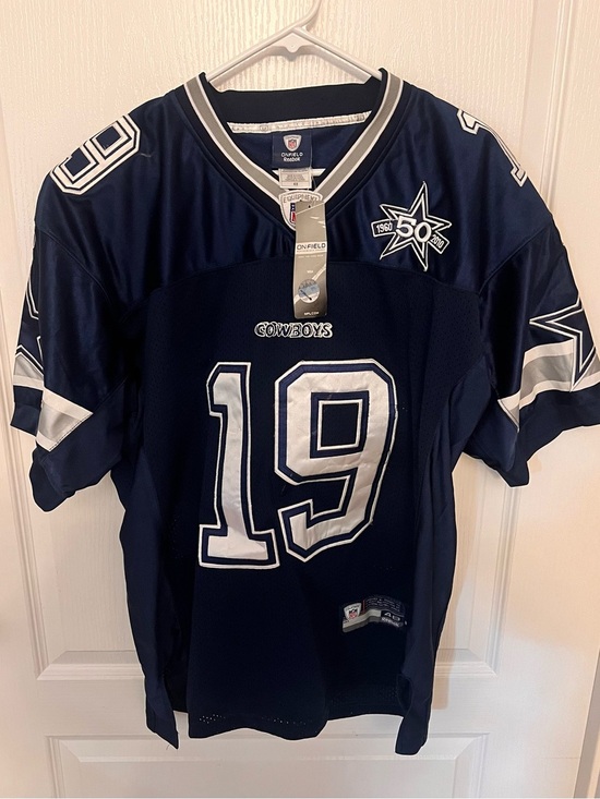 Nfl Apparel Other - Dallas Cowboys #19 Navy Football Jersey - OnField Reebok